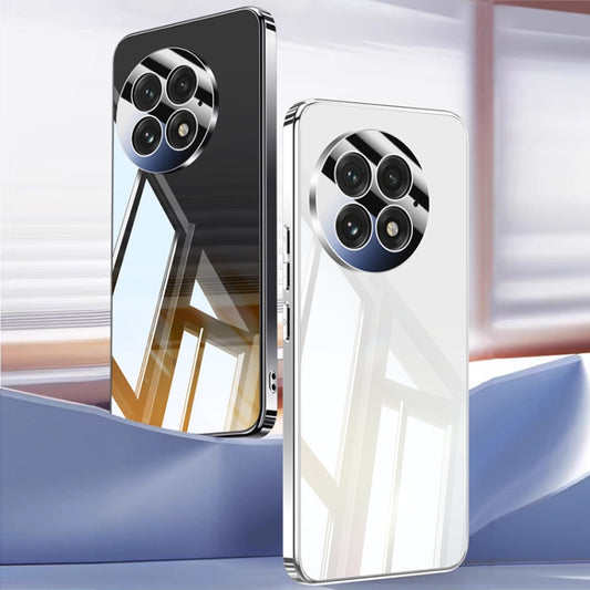 For OnePlus 13 Electroplating Ice Crystal Airbag Full Coverage Shockproof Phone Case(Silver) by buy2fix