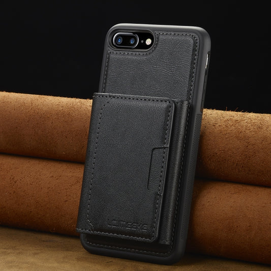 For iPhone SE 2024 LC.IMEEKE L5 Series Detachable RFID Card Bag Magsafe Phone Case(Black) - More iPhone Cases by LC.IMEEKE | Online Shopping UK | buy2fix