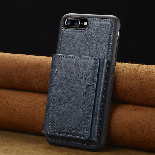 For iPhone SE 2024 LC.IMEEKE L5 Series Detachable RFID Card Bag Magsafe Phone Case(Blue) - More iPhone Cases by LC.IMEEKE | Online Shopping UK | buy2fix