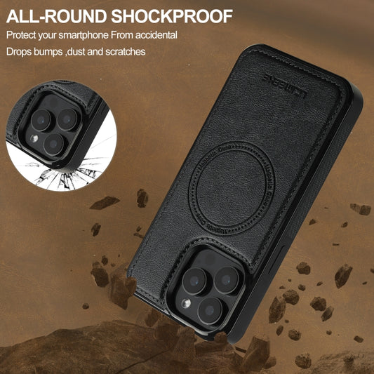 For iPhone 15 Pro Max LC.IMEEKE Magsafe Phone Case(Black) - iPhone 15 Pro Max Cases by LC.IMEEKE | Online Shopping UK | buy2fix