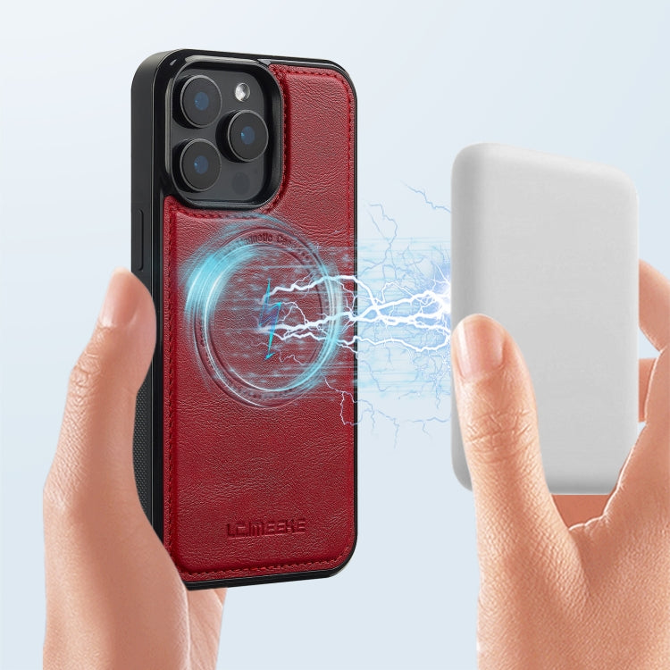 For iPhone 15 Pro LC.IMEEKE Magsafe Phone Case(Red) - iPhone 15 Pro Cases by LC.IMEEKE | Online Shopping UK | buy2fix