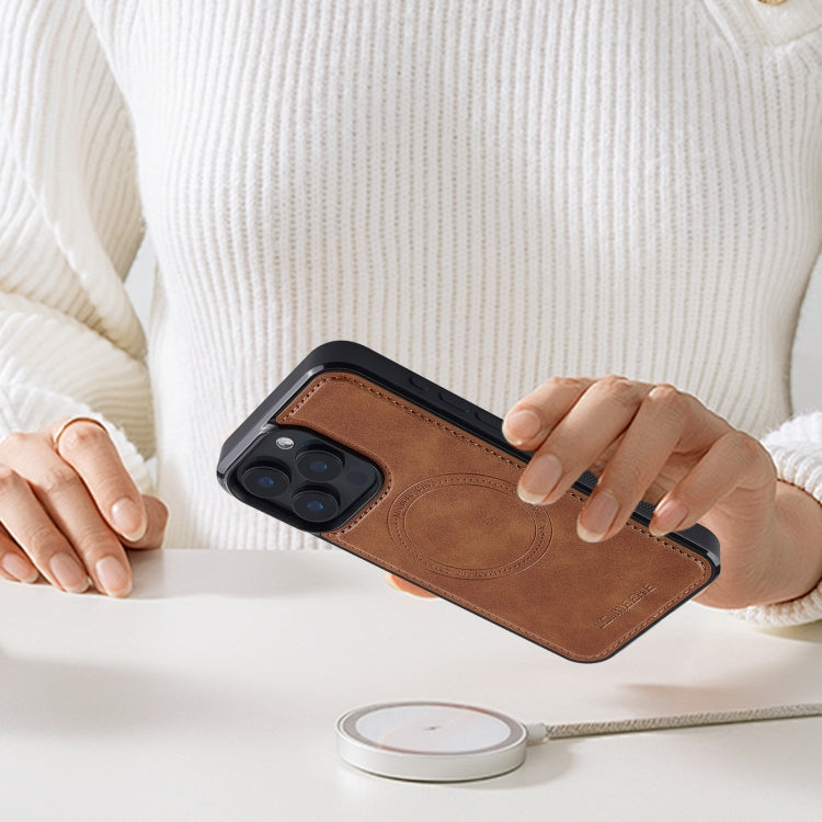 For iPhone 15 Pro LC.IMEEKE Magsafe Phone Case(Brown) - iPhone 15 Pro Cases by LC.IMEEKE | Online Shopping UK | buy2fix