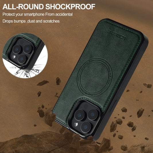 For iPhone 14 Pro LC.IMEEKE Magsafe Phone Case(Green) - iPhone 14 Pro Cases by LC.IMEEKE | Online Shopping UK | buy2fix
