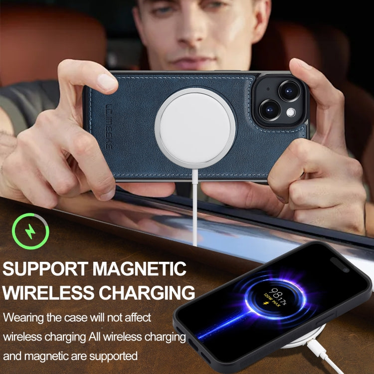 For iPhone 15 LC.IMEEKE Magsafe Phone Case(Blue) - iPhone 15 Cases by LC.IMEEKE | Online Shopping UK | buy2fix