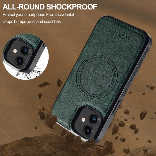 For iPhone 12 mini LC.IMEEKE Magsafe Phone Case(Green) - iPhone 12 mini Cases by LC.IMEEKE | Online Shopping UK | buy2fix