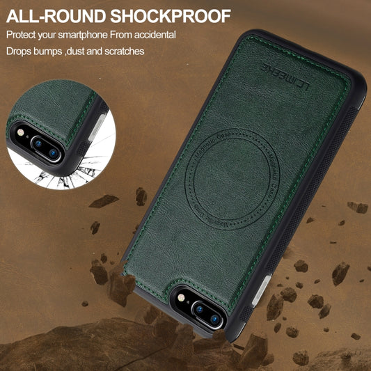 For iPhone SE 2022 / 2020 / 8 / 7 LC.IMEEKE Magsafe Phone Case(Green) - iPhone SE 2022 / 2020 / 8 / 7 Cases by LC.IMEEKE | Online Shopping UK | buy2fix