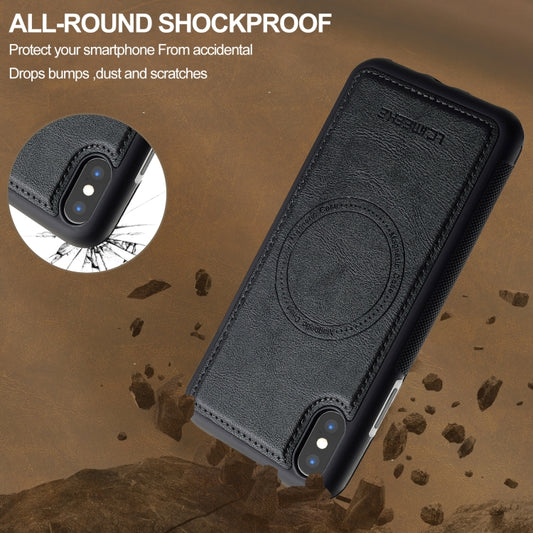 For iPhone XS / X LC.IMEEKE Magsafe Phone Case(Black) - More iPhone Cases by LC.IMEEKE | Online Shopping UK | buy2fix
