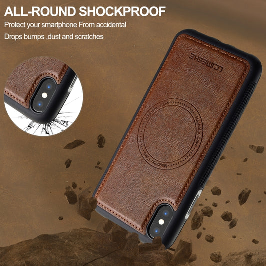 For iPhone XR LC.IMEEKE Magsafe Phone Case(Brown) - More iPhone Cases by LC.IMEEKE | Online Shopping UK | buy2fix