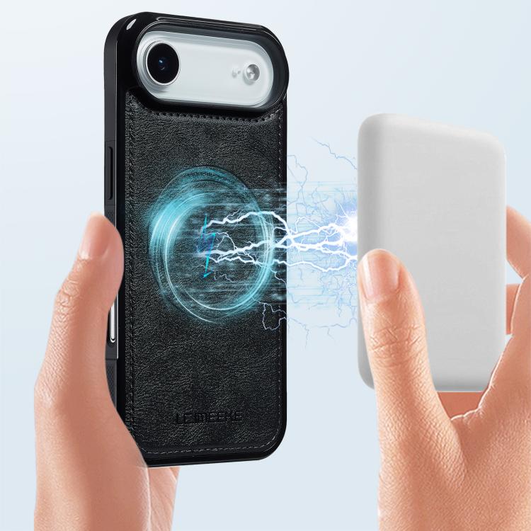 For iPhone 17 Air LC.IMEEKE Magsafe Phone Case(Black) - iPhone 17 Air Cases by LC.IMEEKE | Online Shopping UK | buy2fix