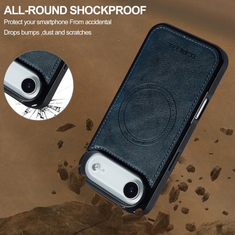 For iPhone Air LC.IMEEKE Magsafe Phone Case(Blue) - iPhone Air Cases by LC.IMEEKE | Online Shopping UK | buy2fix