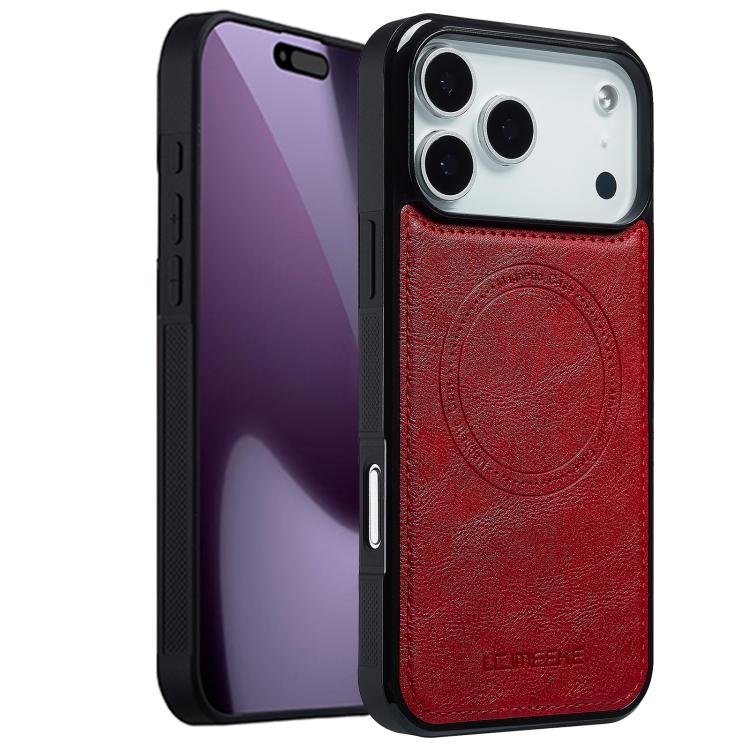 For iPhone 17 Pro Max LC.IMEEKE Magsafe Phone Case(Red) - iPhone 17 Pro Max Cases by LC.IMEEKE | Online Shopping UK | buy2fix