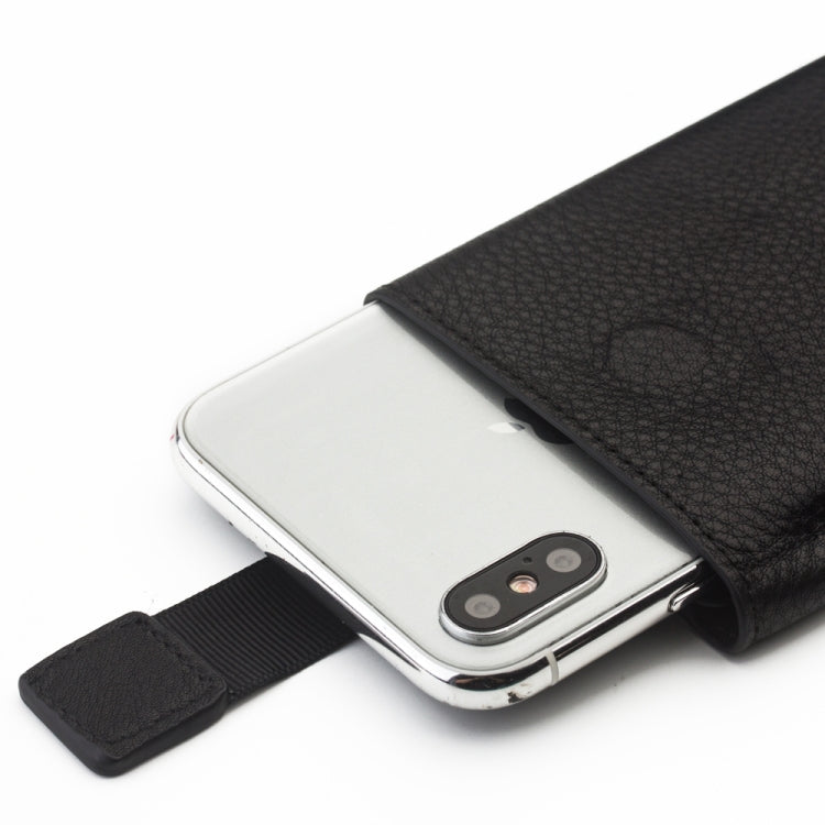 For iPhone XS Max QIALINO Nappa Texture Top-grain Leather Horizontal Flip Wallet Case with Card Slots(Black) by QIALINO