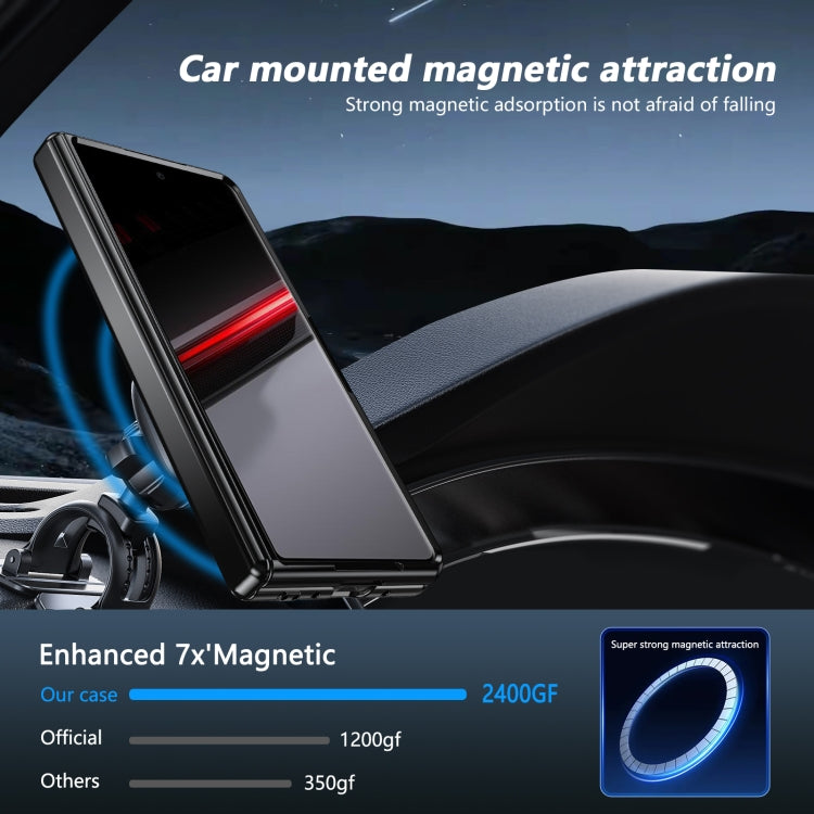 For Honor Magic V2 RSR Porsche Design Gold Medal Rotating Folding Series Ring Holder Phone Case(Royal Blue) - Honor Cases by buy2fix | Online Shopping UK | buy2fix