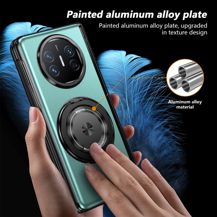 For Huawei Mate X5 Gold Medal Rotating Folding Series Ring Holder Phone Case(Royal Blue) - Huawei Cases by buy2fix | Online Shopping UK | buy2fix