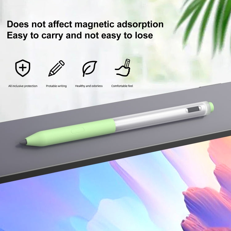 For Lenovo Gen3 Stylus Pen 2pcs/Set Jelly Series Stylus Pen Silicone Protective Cover(Lavender Purple) - Pencil Accessories by buy2fix | Online Shopping UK | buy2fix