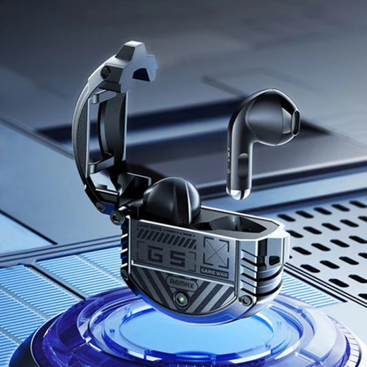 REMAX Gamebuds G5 Thunder Zinc Alloy Noise Reduction Wireless Bluetooth Music Earphones(Silver) - Bluetooth Earphone by REMAX | Online Shopping UK | buy2fix