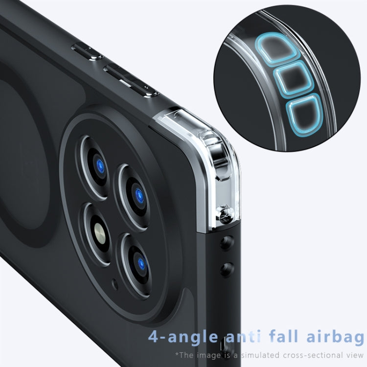 For OnePlus 13 Armor MagSafe PC Hybrid TPU Phone Case(Frosted Black) - OnePlus Cases by buy2fix | Online Shopping UK | buy2fix
