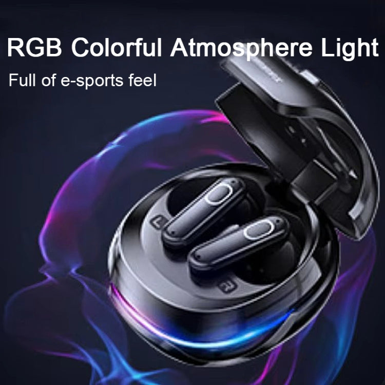 REMAX GameBuds G9 ANC Noise Reduction Gaming Wireless Bluetooth Earphones(Silver) - Bluetooth Earphone by REMAX | Online Shopping UK | buy2fix