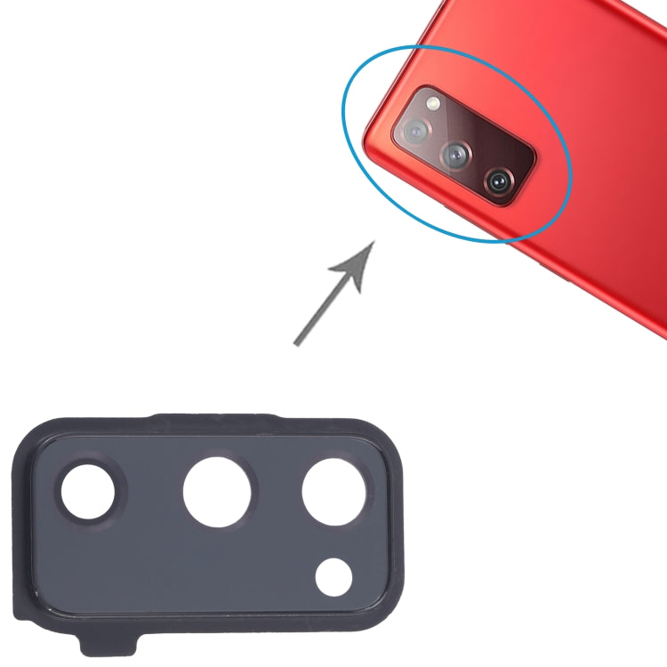 For Samsung Galaxy S20 FE SM-G780F 10pcs Rear Camera Lens Cover(Black) - Camera Series by buy2fix | Online Shopping UK | buy2fix