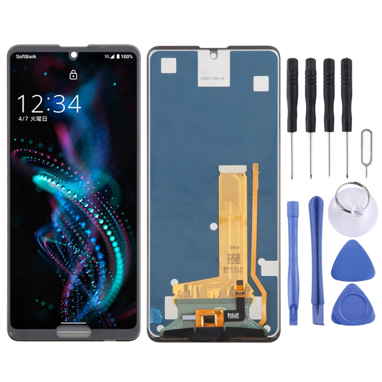 For Sharp Aquos R5G Original LCD Screen With Digitizer Full Assembly - For Sharp by buy2fix | Online Shopping UK | buy2fix