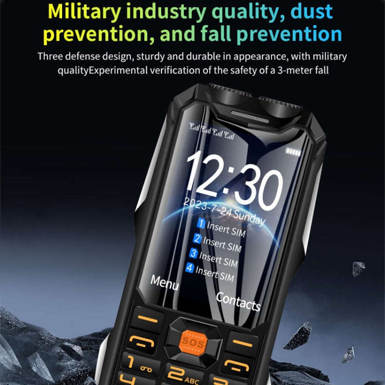 Q9-1 4G Elder Keypad Rugged Phone, 3.5 inch, 4500mAh, 21 Keys, SOS, FM, Network: 4G, Dual SIM(Black) - Others by buy2fix | Online Shopping UK | buy2fix