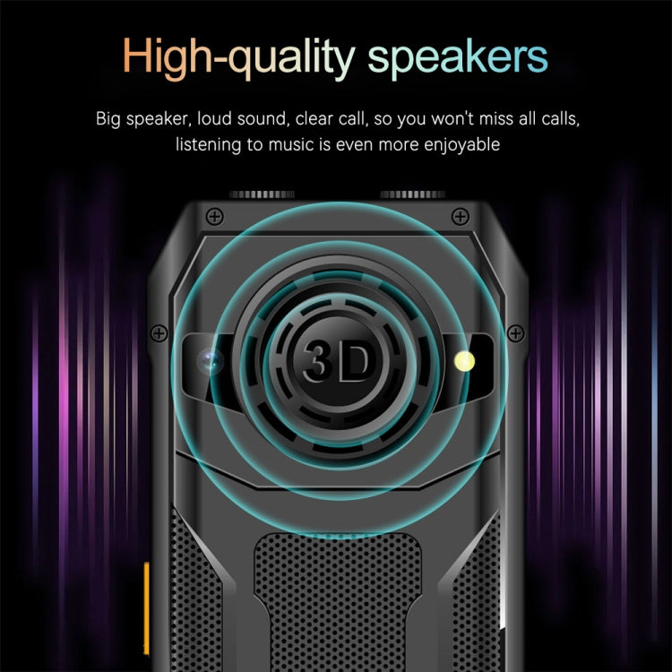 Q6000 Elder Keypad Phone, 2.4 inch, 6800mAh, Dual Flashlights, 21 Keys, SOS, FM, Dual SIM, GSM, Plug:US Plug(Black) - Others by buy2fix | Online Shopping UK | buy2fix