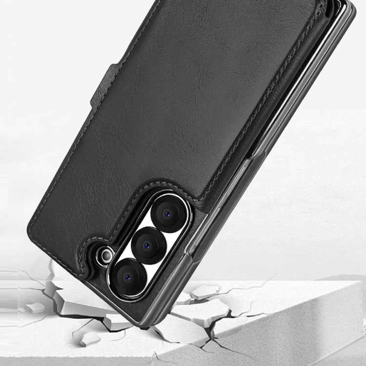 For Samsung Galaxy Z Fold6 VIETAO Integrated RFID MagSafe Detachable PU Phone Case(Green) - Galaxy Z Fold6 5G Cases by VIETAO | Online Shopping UK | buy2fix
