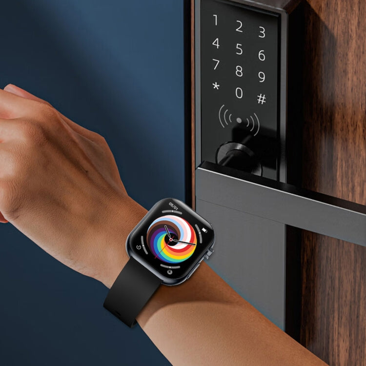 ET587 1.95 inch AMOLED Screen Smart Watch, ECG Electrocardiogram/Blood Sugar Monitoring(Blue) by buy2fix