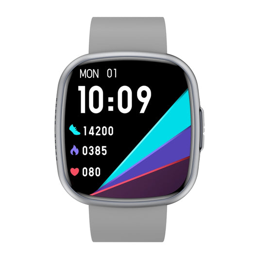 ET593 1.75 inch IPS Square Screen Smart Watch, ECG Electrocardiogram / Blood Sugar Monitoring(Grey) by buy2fix