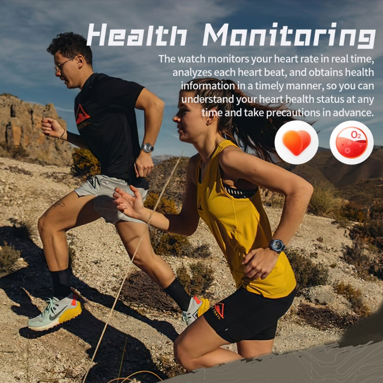 LC17 1.53 inch TFT Round Screen Sports Smart Watch, Heart Rate / Blood Oxygen / Blood Pressure(Blue) by buy2fix