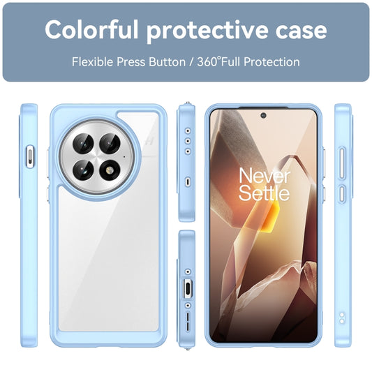 For OnePlus 13 Colorful Series Acrylic Hybrid TPU Phone Case(Blue) by buy2fix