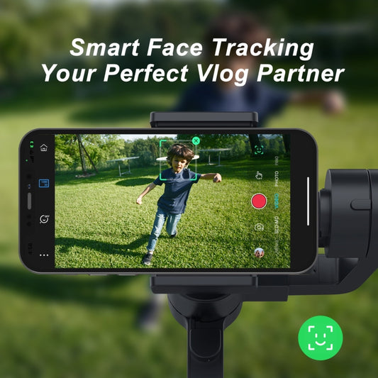 FUNSNAP Capture 2s Smart 3-Axis Handheld Gimbal Phone Live Stabilizer, Combo Version(Black) by FUNSNAP