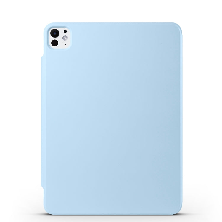 For iPad Pro 11 2024 Fixed Buckle Magnetic Deformation Leather Tablet Case(Ice Blue) - iPad Pro 11 2024 Cases by buy2fix | Online Shopping UK | buy2fix