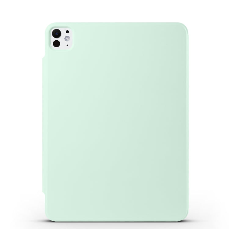For iPad Pro 11 2022 / 2021 / 2020 Fixed Buckle Magnetic Deformation Leather Tablet Case(Baby Green) - iPad Pro 11 (2022/2021) Cases by buy2fix | Online Shopping UK | buy2fix