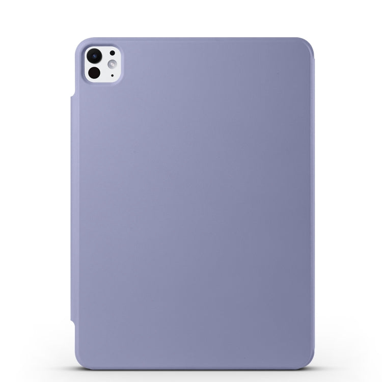 For iPad Pro 11 2022 / 2021 / 2020 Fixed Buckle Magnetic Deformation Leather Tablet Case(Lavender Purple) - iPad Pro 11 (2022/2021) Cases by buy2fix | Online Shopping UK | buy2fix