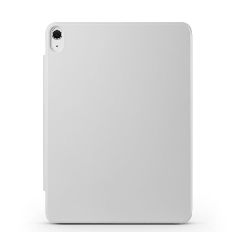 For iPad mini 6 / mini 2024 Fixed Buckle Magnetic Deformation Leather Tablet Case(Grey) - iPad mini 2024 Cases by buy2fix | Online Shopping UK | buy2fix