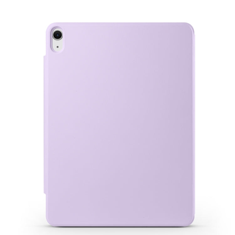For iPad mini 6 / mini 2024 Fixed Buckle Magnetic Deformation Leather Tablet Case(Purple) - iPad mini 2024 Cases by buy2fix | Online Shopping UK | buy2fix