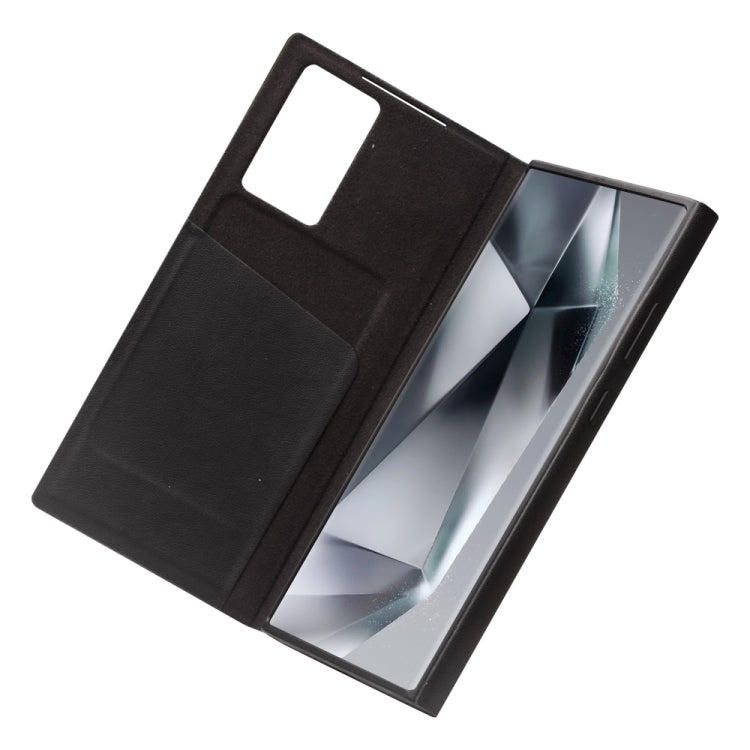 For Samsung Galaxy S24 Ultra 5G QIALINO Magnetic Genuine Leather Phone Case(Black) - Galaxy S24 Ultra 5G Cases by QIALINO | Online Shopping UK | buy2fix