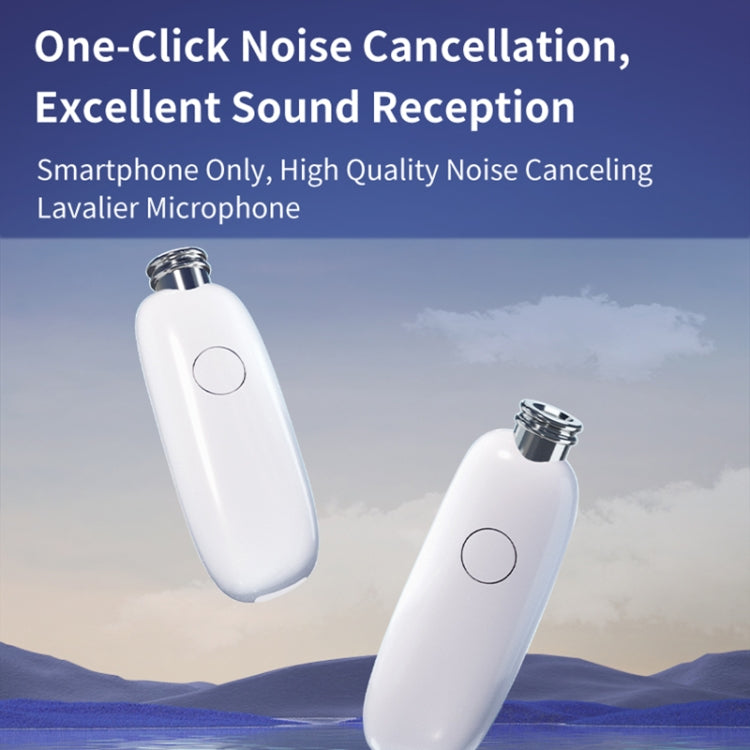 FUNSNAP M2 1 TX + 2 RX Digital Noise Reduction Wireless Microphone Mic Tok, Version:8 Pin(White) - Microphone by FUNSNAP | Online Shopping UK | buy2fix