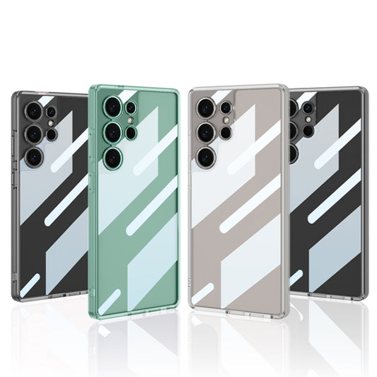 For Samsung Galaxy S25 Ultra 5G GKK Space Series Shockproof Full Coverage Phone Case(Transparent Black) by GKK