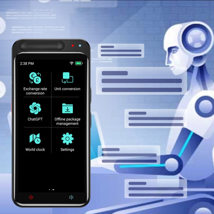 VORMOR Z6 5.0 inch HD Touch Screen Smart AI Translator 139 Languages ??with Offline Translation / Photo Translation - by buy2fix | Online Shopping UK | buy2fix