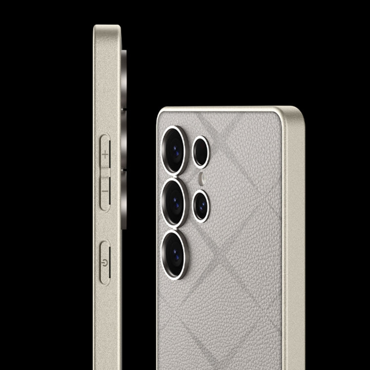 For Samsung Galaxy S25 Ultra 5G GKK Asterism Metal Paint Skin Feel Leather Full Coverage Phone Case(Black) - Galaxy S25 Ultra 5G Cases by GKK | Online Shopping UK | buy2fix