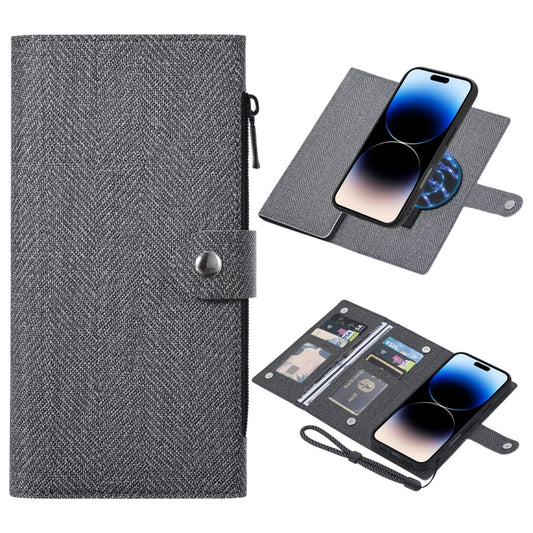 For iPhone 14 Pro ViLi GBS Series MagSafe Magnetic RFID Leather Flip Phone Case(Black) - iPhone 14 Pro Cases by ViLi | Online Shopping UK | buy2fix