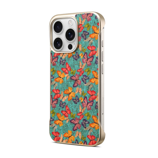 For iPhone 15 Pro Denior A18 Paint MagSafe Phone Case(Butterflies) - iPhone 15 Pro Cases by Denior | Online Shopping UK | buy2fix