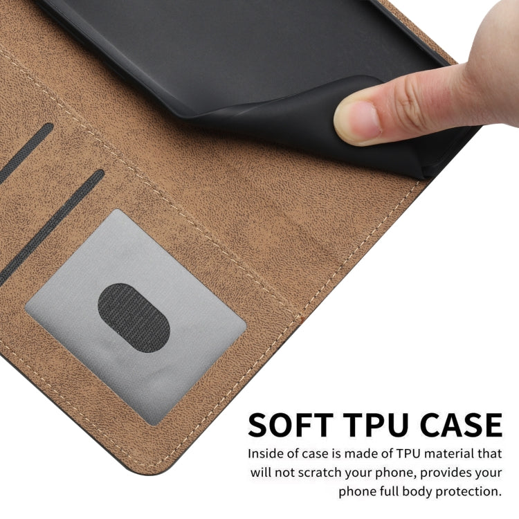 For Samsung Galaxy S25+ 5G Skin-feel Stitching Leather Phone Case(Black) by buy2fix