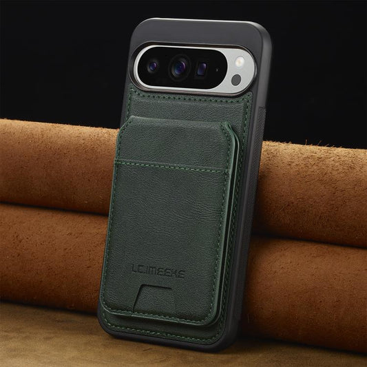 For Google Pixel 10 / 10 Pro LC.IMEEKE L3 Series Detachable RFID Card Bag Magsafe Phone Case(Green) - Google Cases by LC.IMEEKE | Online Shopping UK | buy2fix