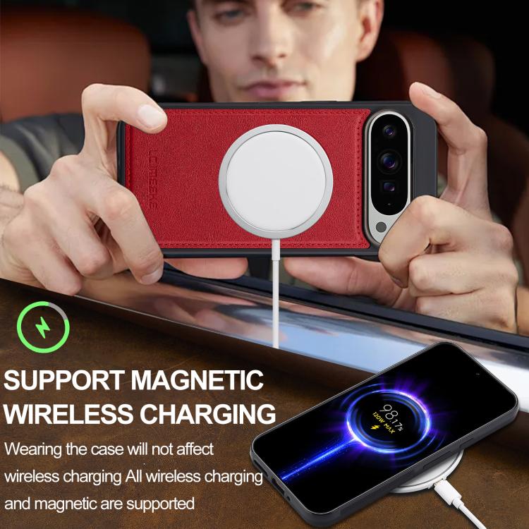 For Google Pixel 10 Pro XL LC.IMEEKE Magsafe Phone Case(Red) - Google Cases by LC.IMEEKE | Online Shopping UK | buy2fix