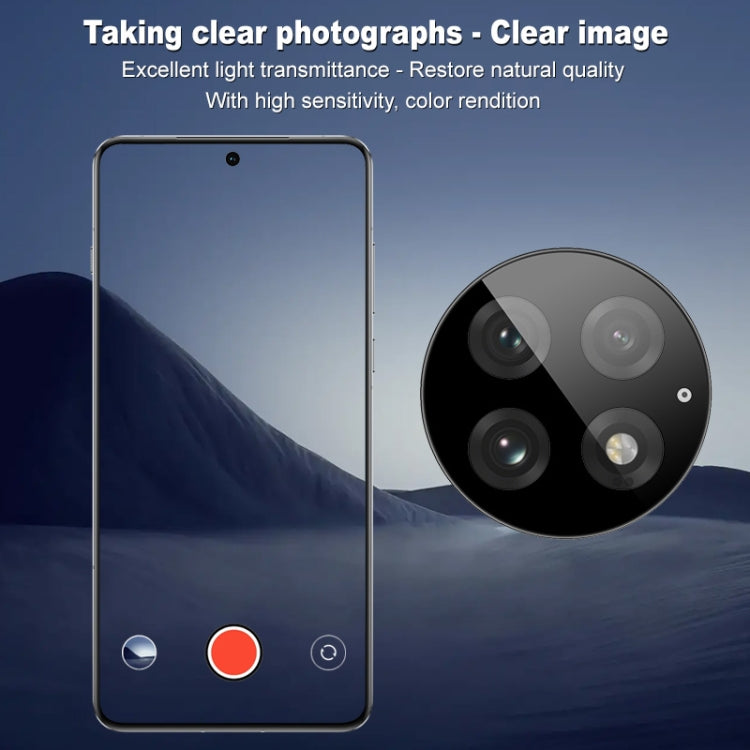 For OnePlus 13 5G imak Black Version HD Glass Rear Camera Lens Film, Self-positioning Version - Other by imak | Online Shopping UK | buy2fix