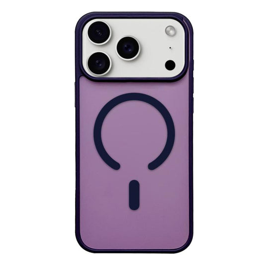 For iPhone 17 Pro Frosted Skin Feel MagSafe Phone Case(Dark Purple) - iPhone 17 Pro Cases by buy2fix | Online Shopping UK | buy2fix