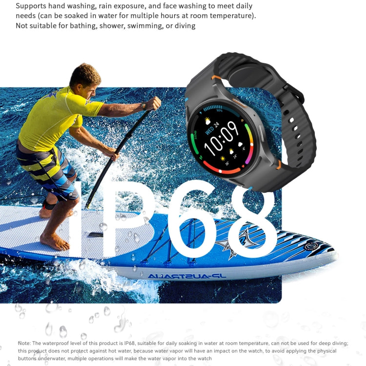HD Watch7 mini 1.3 inch AMOLED Screen Smart Watch (Silver) - Smart Watches by buy2fix | Online Shopping UK | buy2fix